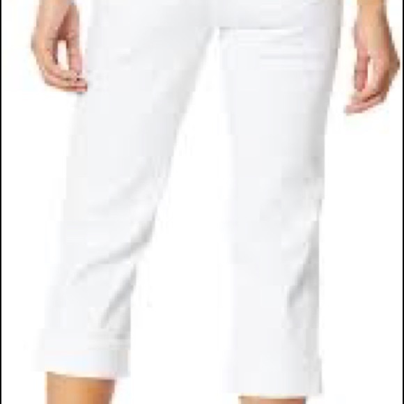 NYDJ white Marilyn crop  nordstroms - Picture 2 of 10